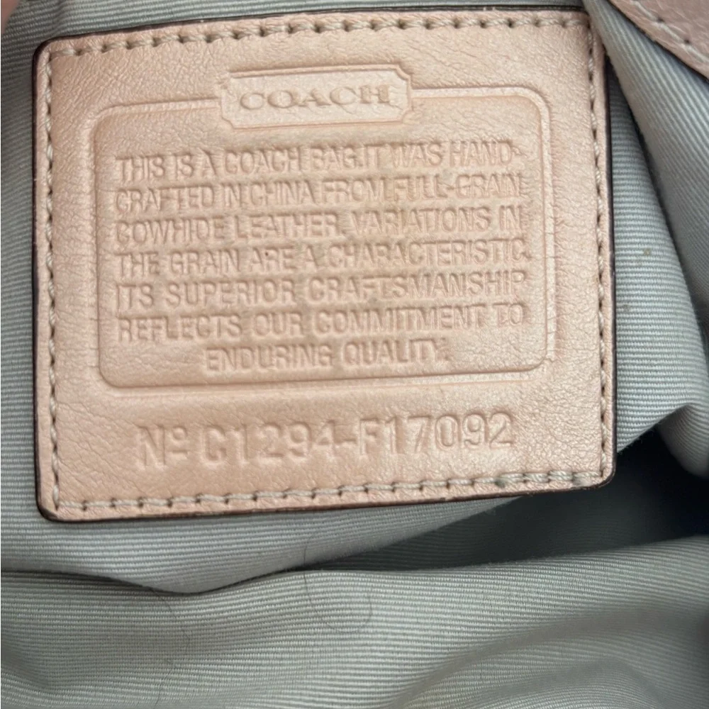 Coach SoHo Madison Lynn Enamel Buckle Hobo - Picture 8 of 16